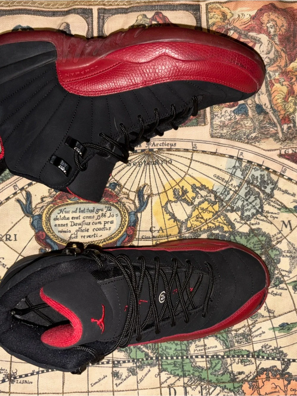 Jordan Black and Red Men's Basketball Boots